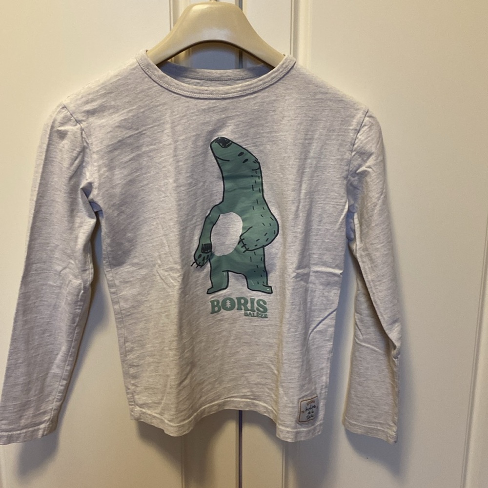 SOURIS MINI BOY LONG SLEEVES TEE . SIZE 10 .